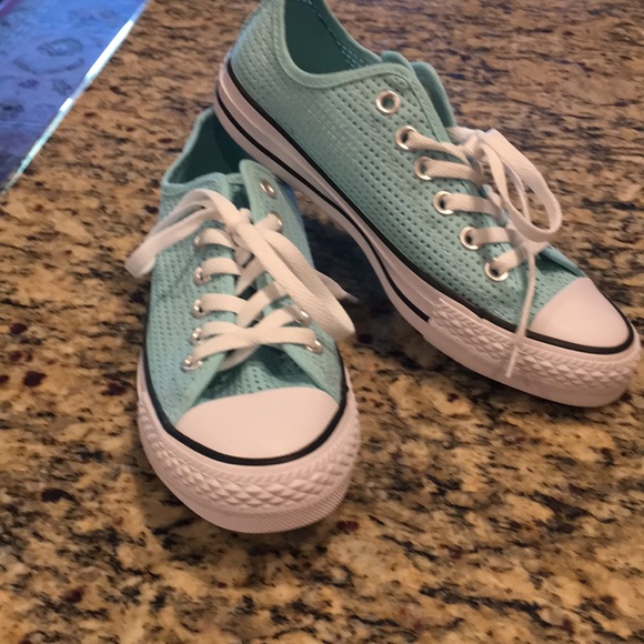 Women’s Aqua mesh Converse - Picture 2 of 6